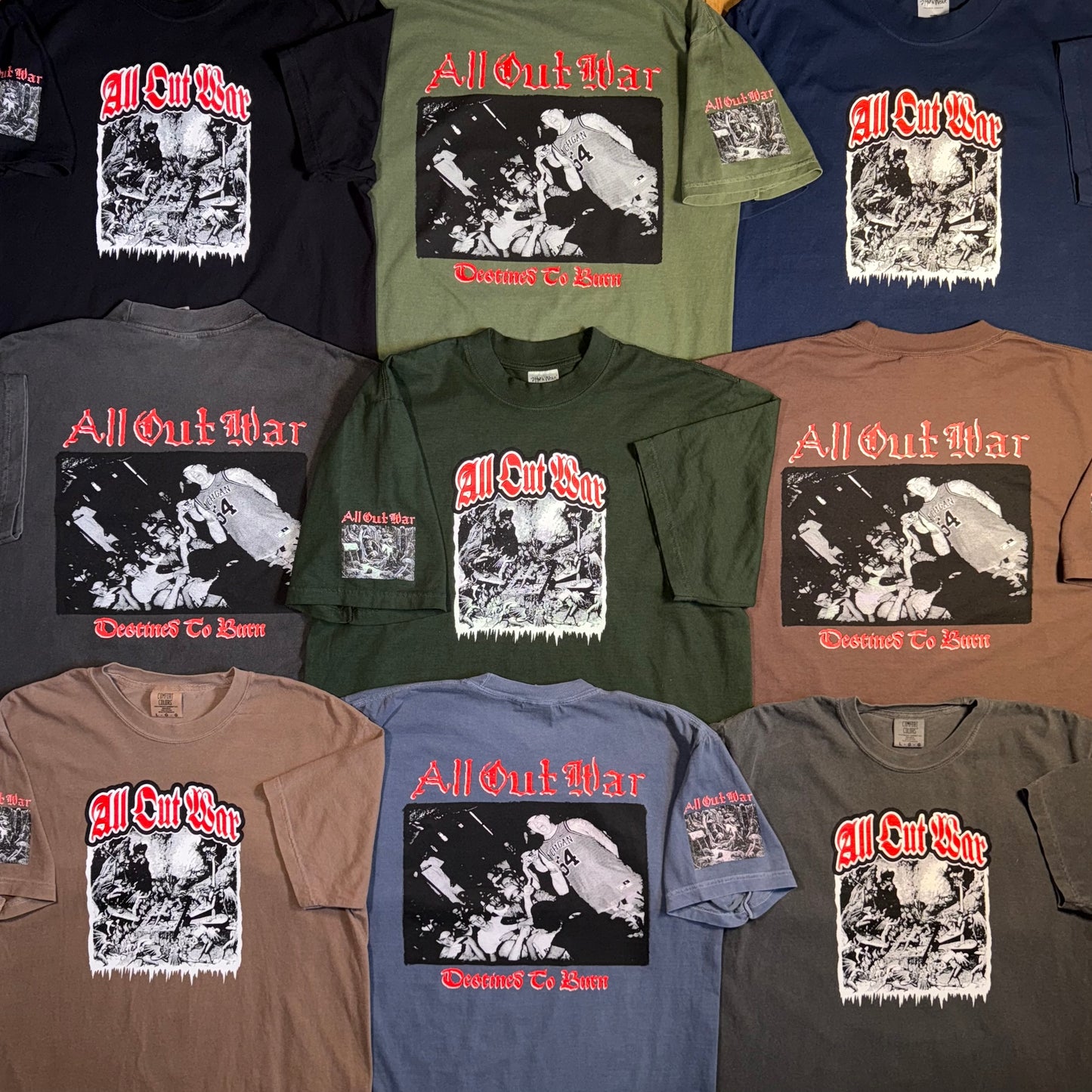 ALL OUT WAR - DESTINED (SHIRTS)