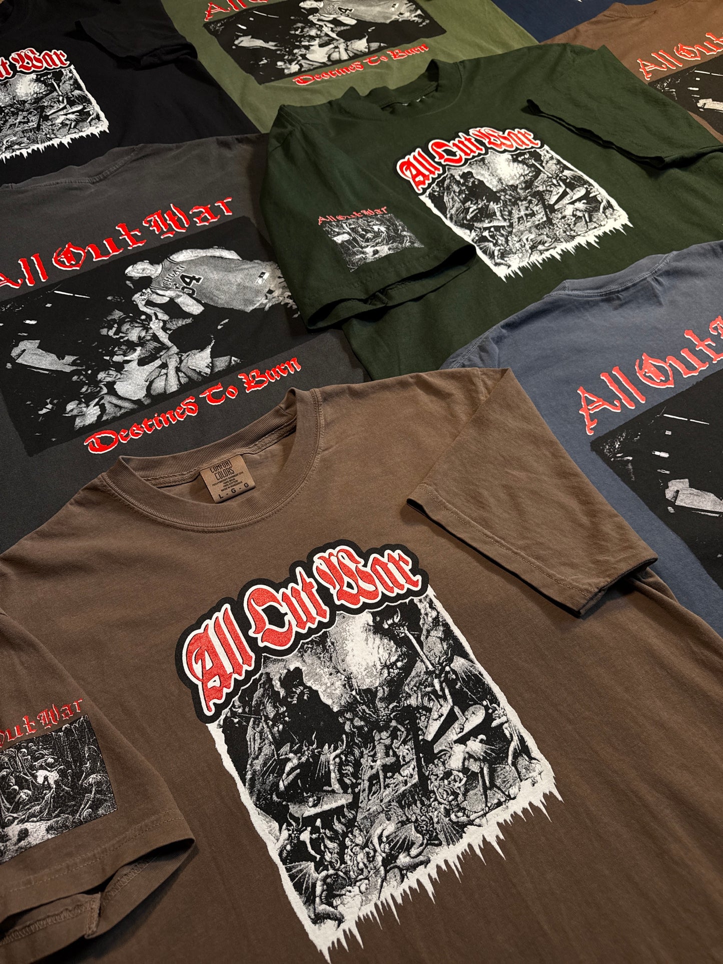 ALL OUT WAR - DESTINED (SHIRTS)