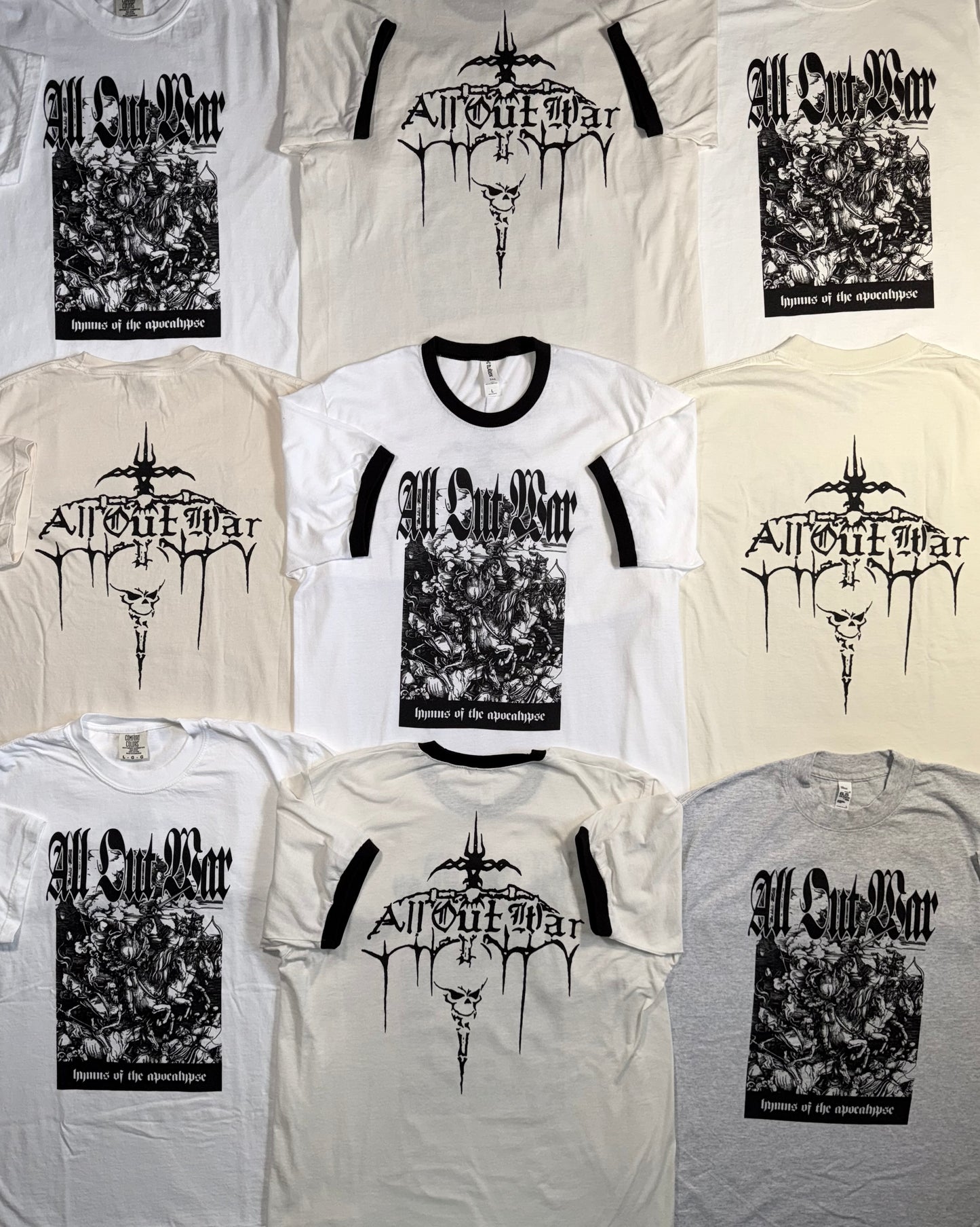 ALL OUT WAR - HYMNS (SHIRTS)