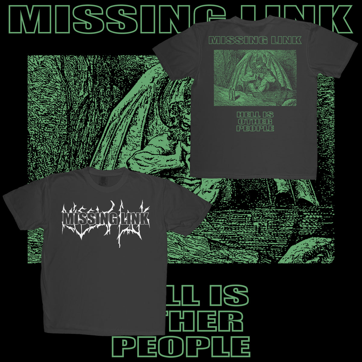 .MISSING LINK - HELL IS (SHIRTS)